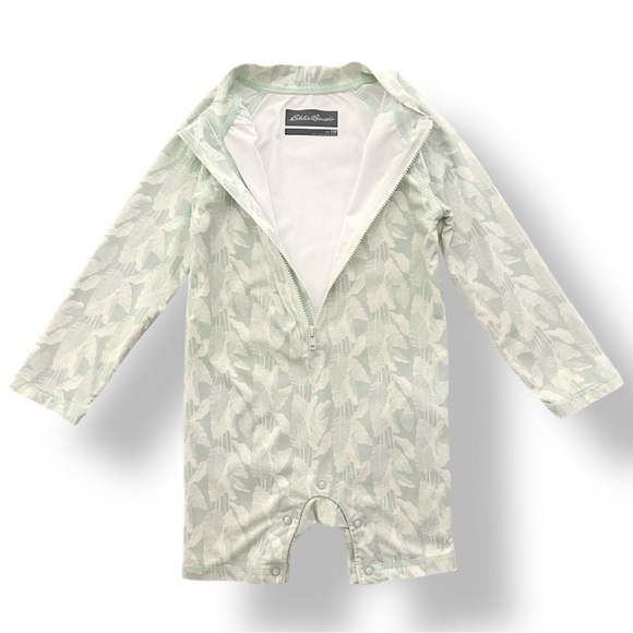 Eddie Bauer | Baby Tropical Leaf Rashguard Suit (24 mos) 🍃 - Picture 3 of 6